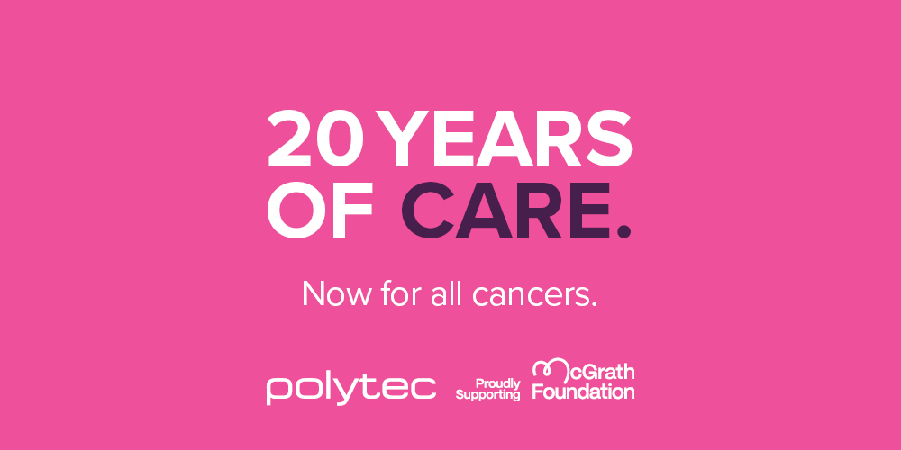 polytec’s Ongoing Support of the McGrath Foundation: 20 Years of Care, Now for All Cancers