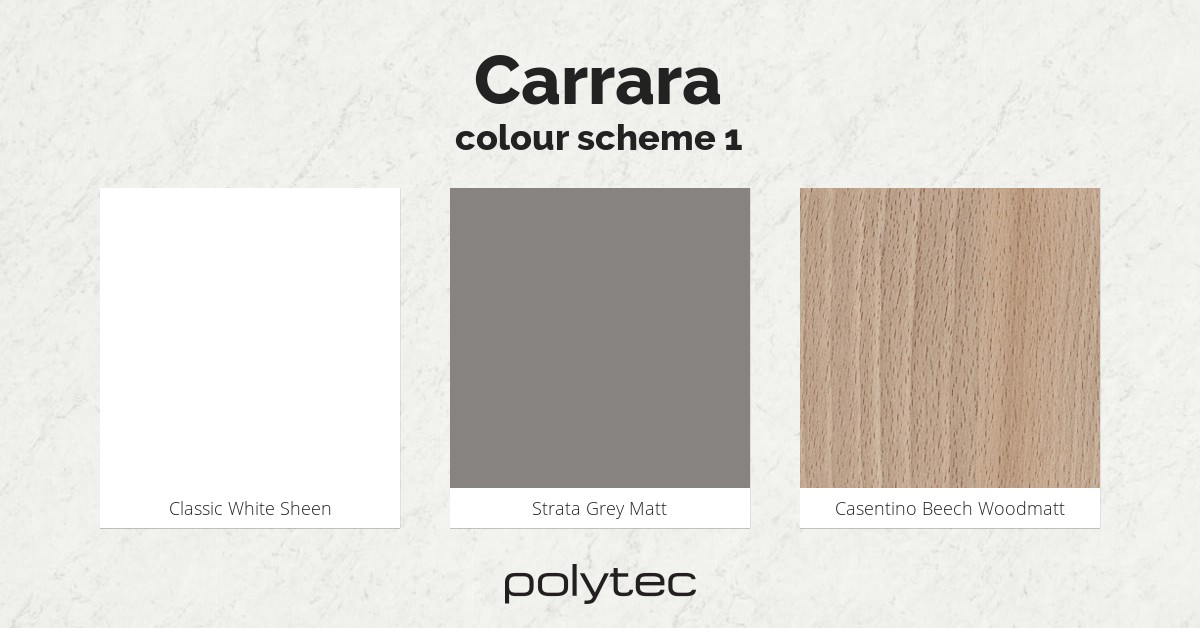 Carrara colour scheme 1 / Colour Collections / Polytec