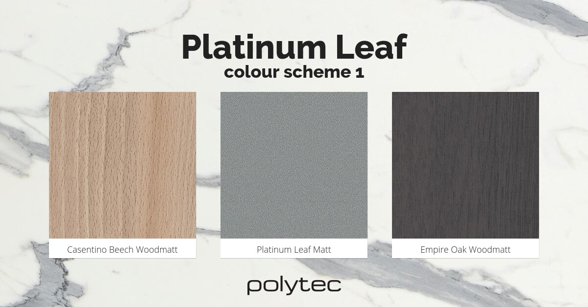 Platinum Leaf colour scheme 1 / Colour Collections / Polytec