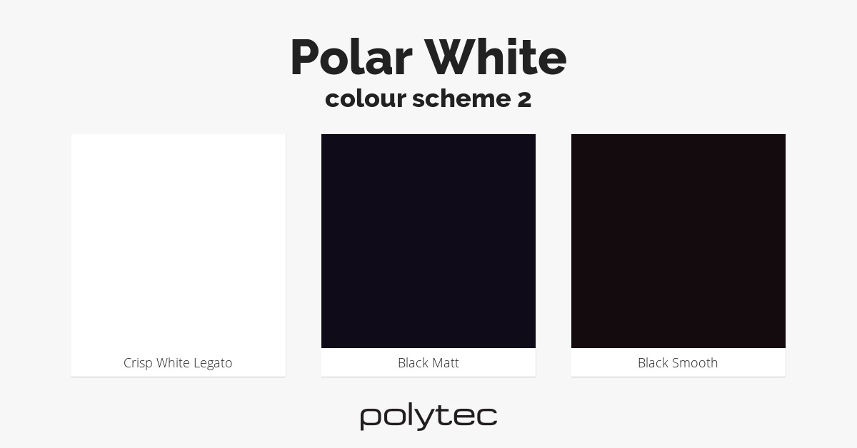 Polar White colour scheme 2 / Colour Collections / Polytec
