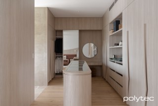 polytec WARDROBE - Wardrobe in Soft Walnut Ravine.