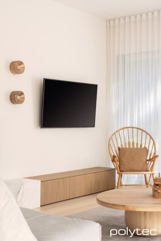 polytec STUDY & ENTERTAINMENT - Doors and panels in Boston Oak Woodmatt.