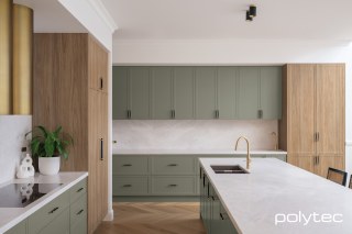 polytec KITCHEN - Doors in Ascot,  with Oasis Smooth,  and Prime Oak Woodmatt.