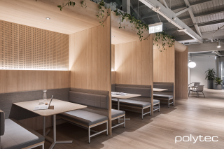 polytec COMMERCIAL & ARCHITECTURAL - Panels in Nordic Oak Woodmatt.