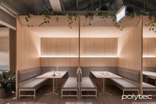 polytec COMMERCIAL & ARCHITECTURAL - Panels in Nordic Oak Woodmatt.