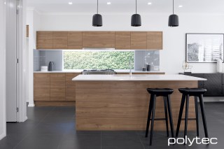 polytec KITCHEN - Doors and panels in Notaio Walnut Ravine.