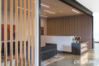 polytec STECCAWOOD - 40mm x 100mm Steccawood battens in Natural Oak Ravine.