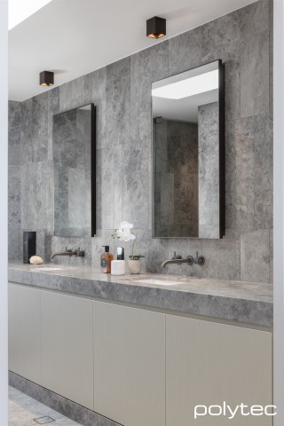 polytec BATHROOM - Doors in Marni Lini Matt.
