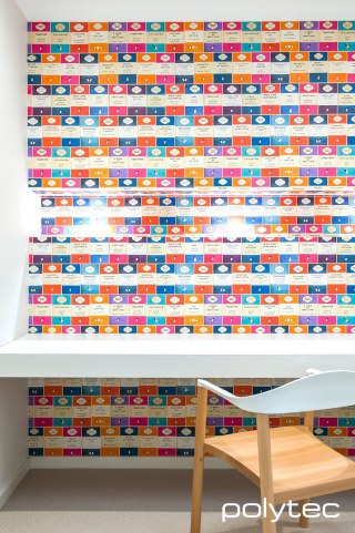 polytec STUDY & ENTERTAINMENT - Laminate desk top in Classic White Matt.