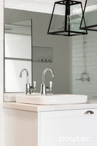 Polytec - Vanity in Cammeray,  and Classic White Matt.
