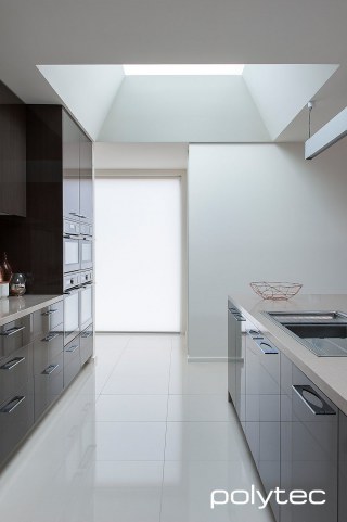 Polytec - Doors and panels in Cavia Lini Gloss.