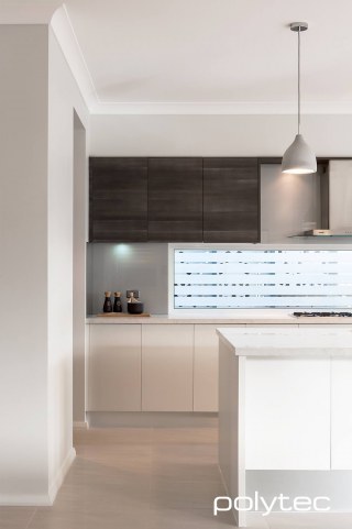 Polytec - Doors and panels in Char Oak Ravine.