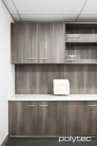 Polytec - Doors and panels in Char Oak Ravine.