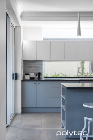 Polytec - Doors and panels in Classic White Sheen.