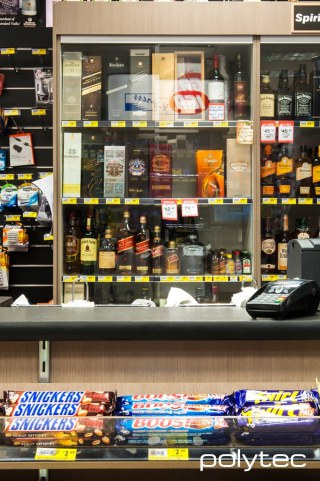 Polytec - Melamine counter panel and shelving in Rocco Lini Matt.