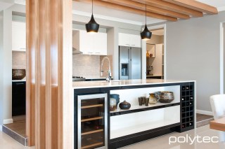 polytec KITCHEN - CREATEC doors in Black Wenge Gloss.