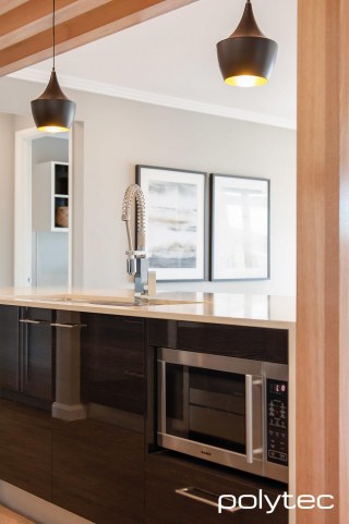 polytec KITCHEN - CREATEC in Black Wenge Gloss.