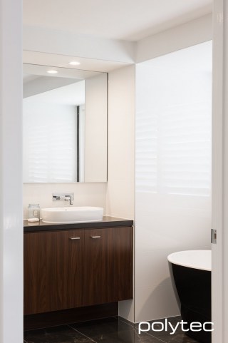 Polytec - Vanity in Jamaican Walnut Matt.