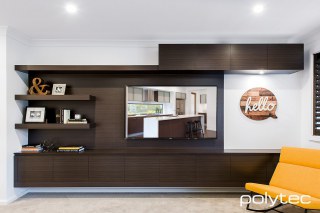 Polytec - Wall Unit  in Belgian Oak Matt.