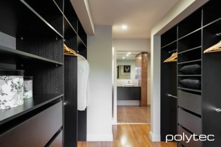 polytec WARDROBE - Wardrobe in Black Wenge Ravine.