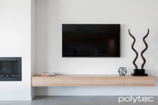 polytec STUDY & ENTERTAINMENT - Entertainment unit in Natural Oak Ravine.