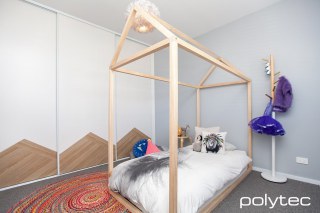 polytec RAVINE - Wardrobe feature in Natural Oak Ravine.