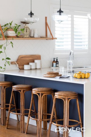 polytec KITCHEN - Island Front in Oxford Venette.