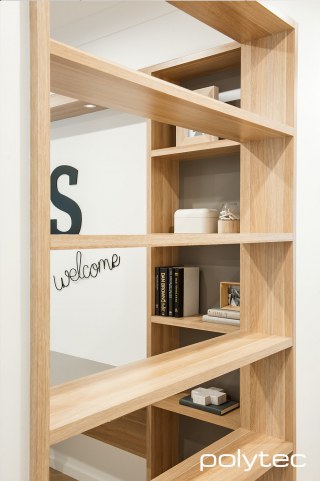 polytec STUDY & ENTERTAINMENT - Bookcase in Natural Oak Ravine.