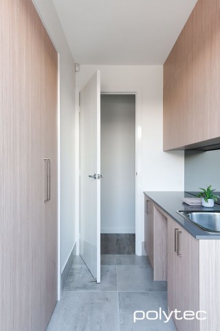 Polytec - Doors and panels in Satra Wood Ravine.