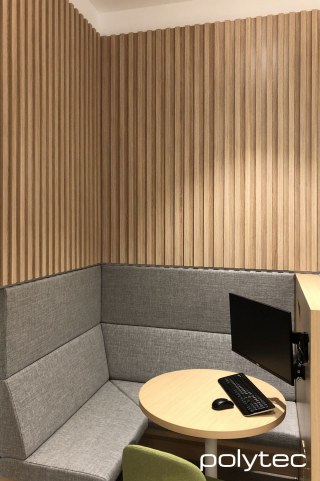 polytec STECCAWOOD - 17mm x 38mm Steccawood battens in Natural Oak Ravine.