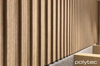 polytec STECCAWOOD - 17mm x 38mm Steccawood battens in Natural Oak Ravine.