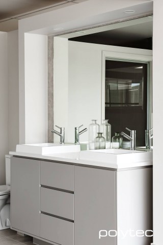 polytec BATHROOM - Vanity and Stone Grey Matt.