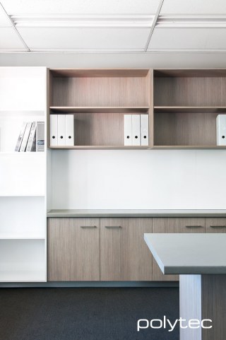 polytec MELAMINE - Doors and panels in Tessuto Milan Ravine.