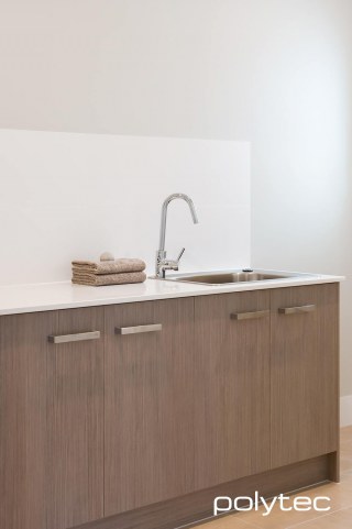 polytec LAUNDRY - Doors and panels in Tessuto Milan Ravine.