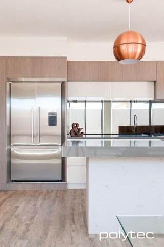 polytec KITCHEN - Doors and panels in Tessuto Milan Ravine.