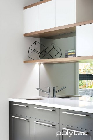 polytec THERMOLAMINATED - THERMOLAMINATED doors and drawers in Casino,  and Cinder Matt.