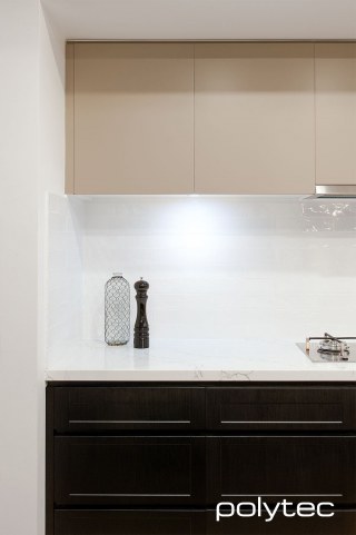 polytec THERMOLAMINATED - THERMOLAMINATED overhead doors in Greige Matt.