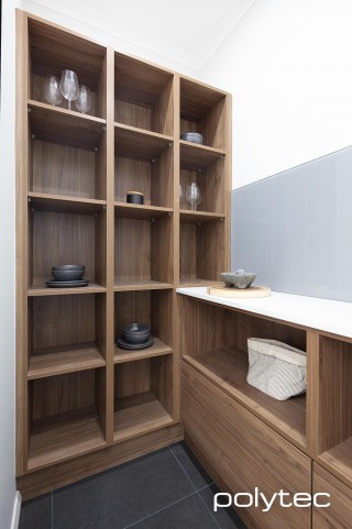 polytec KITCHEN - Storage in Notaio Walnut Ravine.