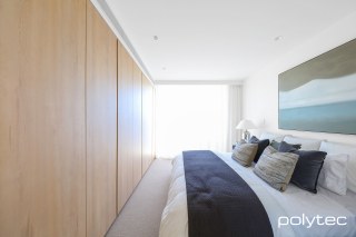 polytec WARDROBE - Wardrobe doors in Nordic Oak Woodmatt.