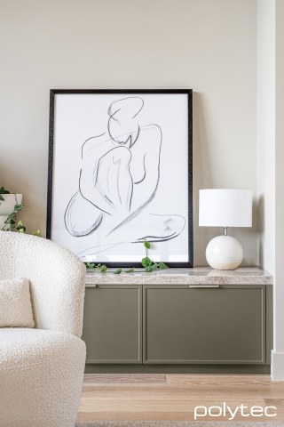 polytec STUDY & ENTERTAINMENT - Doors in Sussex,  with Forage Smooth.