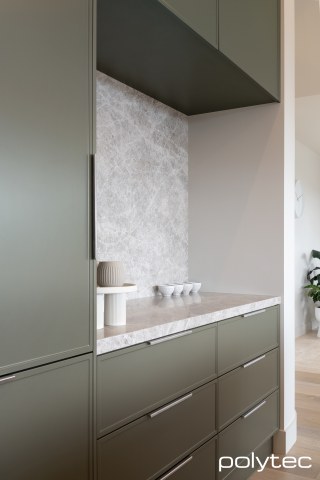 polytec KITCHEN - Doors and drawers in Sussex,  with Forage Smooth.