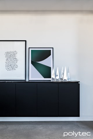 Polytec - Furniture in Black Ultramatt.