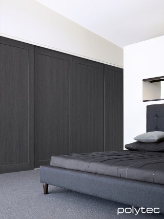 polytec WARDROBE - 25mm Surano doors in Estella Oak Woodmatt.
