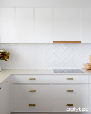polytec KITCHEN - Thermolaminated doors & panels in Sussex,  and Ultra White Matt.