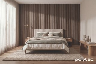 polytec IKARA - Ikara Prefinished Easylining in Convex 35,  and Boston Oak, Ikara Prefinished Easylining in Channel 25,  and Boston Oak.
