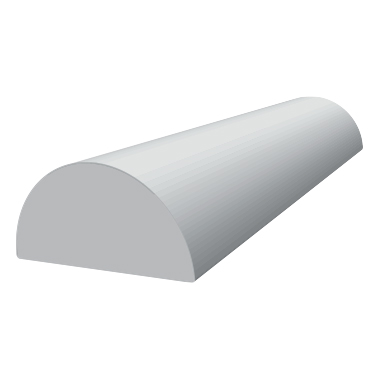 24mm x 48mm Half Round