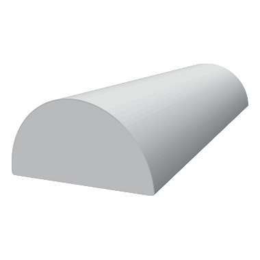 31mm x 62mm Half Round